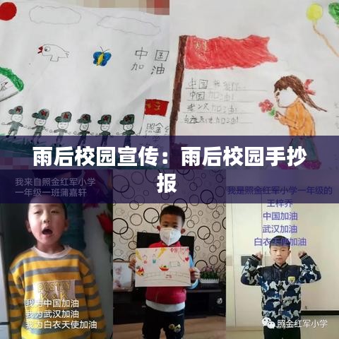 雨后校园宣传：雨后校园手抄报 