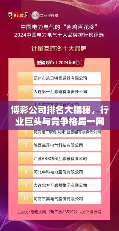 博彩公司排名大揭秘，行业巨头与竞争格局一网打尽