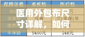 医用外包布尺寸详解，如何选择适合医疗设施的外包材料？