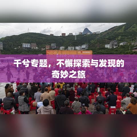 千兮专题，不懈探索与发现的奇妙之旅